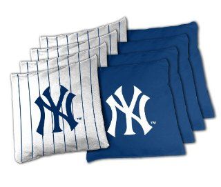 MLB New York Yankees X Large Bean Bag Toss Corn Hole Game : Sports Fan Bean Bag Chairs : Sports & Outdoors