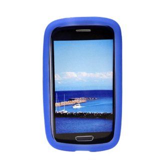 Eagle Cell SCSAMR830S02 Barely There Slim and Soft Skin Case for Samsung Galaxy Axiom/Admire 2 R830   Retail Packaging   Blue: Cell Phones & Accessories