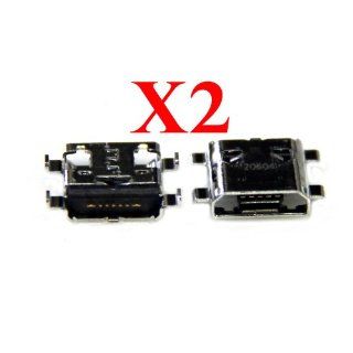 ePartSolution 2 X Samsung Galaxy Rush SPH M830 Charging Port Dock Connector USB Port Replacement Part USA Seller: Cell Phones & Accessories