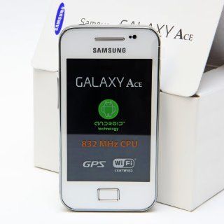Samsung Galaxy Ace S5830 US 3G 850/1900 5MP  WIFI  GPS  Touch Screen   Pure White: Cell Phones & Accessories