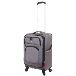 Wenger Neolite Plus 20 inch Grey Carry On Spinner Upright Suitcase