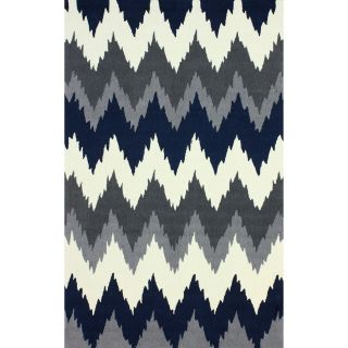 Nuloom Nuloom Handmade Modern Chevron Rug (76 X 96) Gray Size 76 x 96