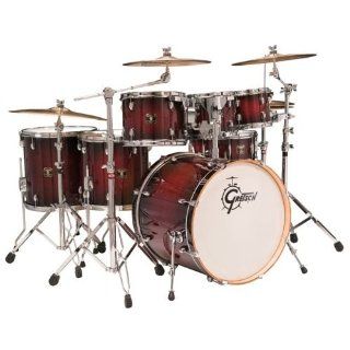 Gretsch CMT E826P Catalina Maple Six Piece Euro Drum Kit   Dark Cherry Burst Musical Instruments