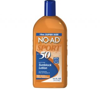 NO AD Sunscreen Lotion Sport SPF 50 (3 Bottles)