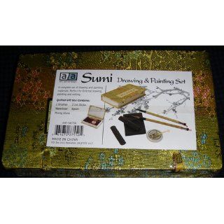 Art Advantage Sumi Ink and Brush Set, 8 Piece