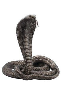 13 inch King Cobra Snake Animal Figure Coiled Collectible Display   Statues