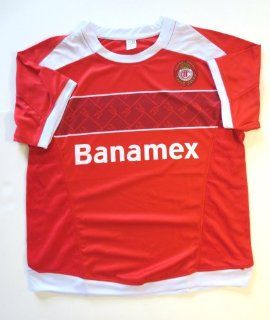 TOLUCA SOCCER JERSEY SIZE ADULT SMALL. NEW. : Sports & Outdoors