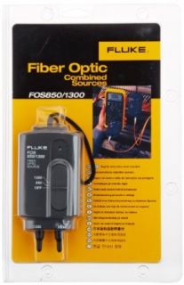 Fluke FOS 850/1300 Fiber Optic Light Source Fiber Optic Meter: Network And Cable Testers: Industrial & Scientific