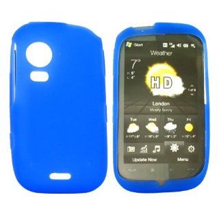 For Samsung Instinct HD M850 Silicone Skin Case Blue: Cell Phones & Accessories