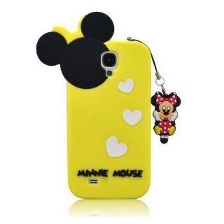 I Need(TM) Lovely 3D Cartoon Hide and Seek Minnie Mouse Soft Silicone Case Cover Compatible Samsung Galaxy S4 I9500(Yellow) yellow: Cell Phones & Accessories