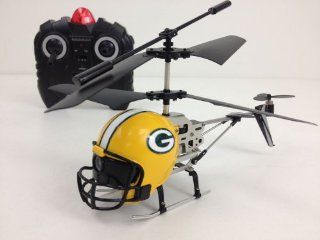 NFL Green Bay Packers Remote Control Helmet Helicopter : Sports Fan Toy Vehicles : Sports & Outdoors