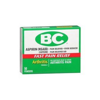 BC Arthritis Formula Pain Reliever Fever Reducer Powder, 50 each (Pack of 2): Health & Personal Care