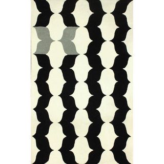 Nuloom Handmade Modern X Trellis Wool Rug (5 X 8)