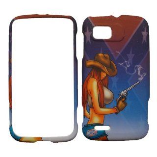 FOR MOTOROLA ATRIX 2 /MB865 SEXY CONFEDERATE COWGIRL COVER CASE: Cell Phones & Accessories
