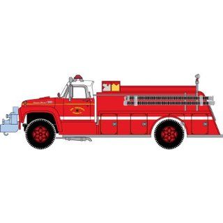 Athearn HO Scale San Francisco Engine Co. Ford F 850 Pumper Fire Truck (92036): Toys & Games