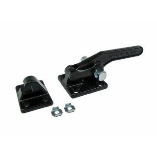 JW Winco Series GN 852 Steel Latch Type Toggle Clamp with Mounting Holes and Latch Bracket without Pulling Latch, Type T, Metric Size, Clamp Size 1400, 14000 Newton Holding Capacity: Industrial & Scientific