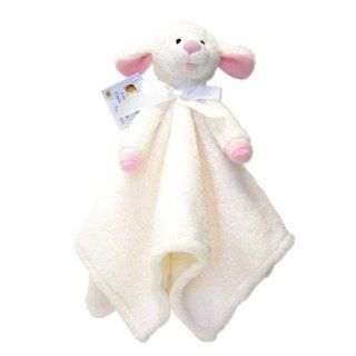 Piccolo Bambino Cuddly Pals Soft Body Blankie, White/Pink : Baby Plush Toys : Baby