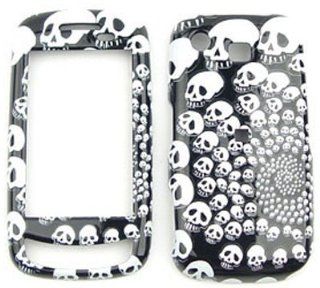 Samsung Impression A877 Swirling Multi Skulls Hard Case/Cover/Faceplate/Snap On/Housing/Protector Cell Phones & Accessories