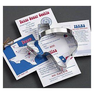 Texas Cookie Cutter with Recipe Card by Ann Clark: Kitchen & Dining