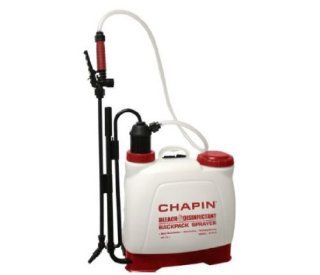Chapin 61575 Euro Style Backpack Bleach and Disinfectant Poly Sprayer, 4 Gallon : Lawn And Garden Sprayers : Patio, Lawn & Garden