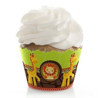 Funfari™   Fun Safari Jungle   Birthday Party Cupcake Wrappers: Toys & Games