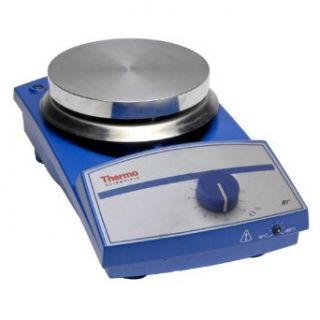 Thermo Scientific S138925Q RT Stirrer Analog Low Profile Magnetic Stirrer with 5.3" Diameter Stainless Steel Platform, 50 to 1200RPM, 120V/60Hz Science Lab Stirrers