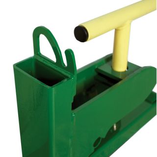 Load-Quip Steel Bucket Forks — 1400-Lb. Capacity, Green, Model# 29211777  Bucket Accessories