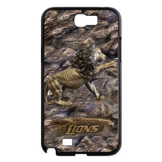 Custom Detroit Lions Back Cover Case for Samsung Galaxy Note 2 N7100 N1124: Cell Phones & Accessories