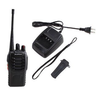 AGPtek Rechargeable BF 888s Walkie Talkie two way 16 channel UHF 3W Radio FM Transceiver : Frs Two Way Radios : Car Electronics