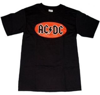 ACDC Logo Rock Band T Shirt Tee: Clothing