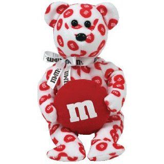 TY Beanie Baby   RED the M&M's Bear (Walgreen's Exclusive): Toys & Games