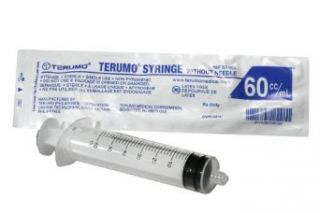Syringe 60cc Luer Lock Tip Sterile (Pack of 10): Industrial & Scientific