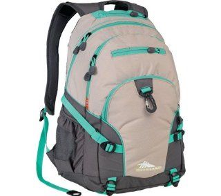 High Sierra Loop Backpack, Almond/Charcoal/Aquamarine, 19 x 13.5 x 8.5 Inch : Sports & Outdoors