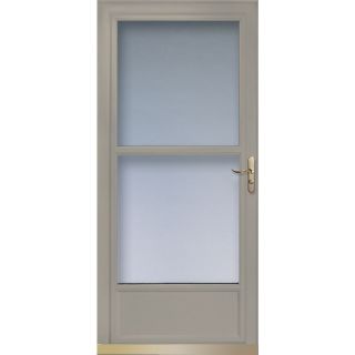 LARSON Sandstone Tradewinds Mid View Tempered Glass Storm Door (Common: 81 in x 36 in; Actual: 80.71 in x 37.56 in)