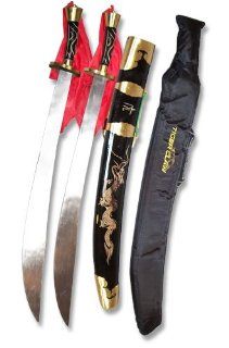 Sword   Twin Broadsword Spring Steel 30" : Martial Arts Swords : Sports & Outdoors
