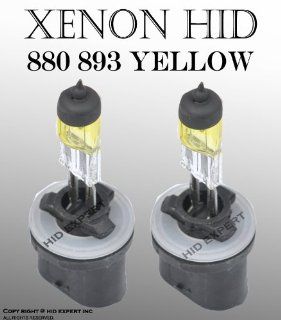 880 YELLOW 37.5W 12V Fog Light Xenon HID Stock Direct Replace Bulb: Automotive