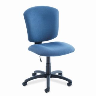 Global Total Office Mid Back Armless Task Chair GLB53376BKPB04 Finish: Blue
