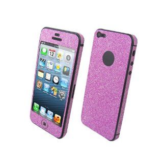 1X Bling Full Body Cover Wrap Skin Film Screen Protector Sticker for iPhone 5 5G Rose: Cell Phones & Accessories