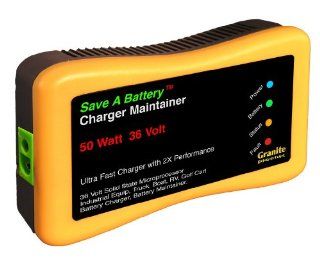 Save A Battery 2365 36 36 Volt Battery Charger and Maintainer: Automotive
