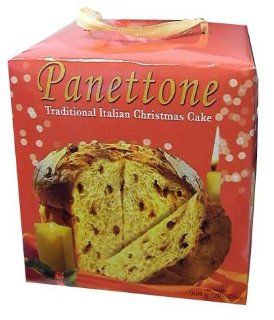Panettone Classico (Dolce Forneria) 2lb (908g) 32 oz, Red Box : Packaged Croissants : Grocery & Gourmet Food