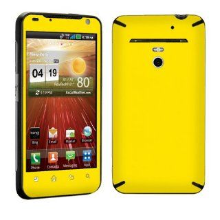 LG Revolution 4G VS910 Verizon Vinyl Decal Protection Skin Hot Yellow: Cell Phones & Accessories
