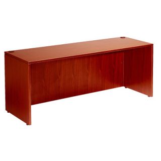 Boss Office Products Executive Desk Shell N10 Finish: Cherry, Size: 36 x 71