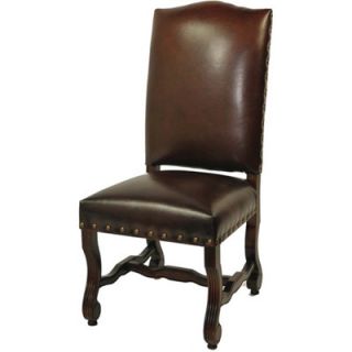 MOTI Furniture True Leather High Back Side Chair 94011029 / 94011028 Color: B