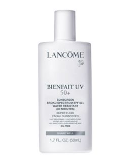 Bienfait UV SPF 50+ Super Fluid Facial Sunscreen   Lancome