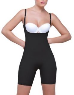 Vedette Shapewear 914 Amelie Open Bottom Mid thigh Shaper at  Womens Clothing store: Shapewear Bodysuits