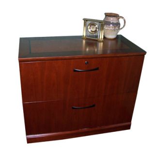 Mayline Sorrento 2 Drawer  File Cabinet slf2 Finish Bourbon Cherry