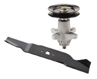 Oregon 82 519 MTD Spindle Assembly with Blade for MTD 918 0671 : Lawn Mower Deck Parts : Patio, Lawn & Garden