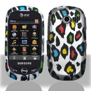 Samsung Flight 2 A927 Rainbow Leopard Rubberized Hard Case Cover Phone Protector (free EDS Shield Bag) Cell Phones & Accessories