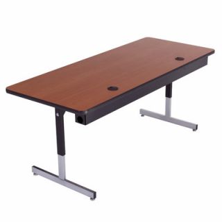 AmTab Manufacturing Corporation Rectangular Folding Table AMTB1049 Size: 29 