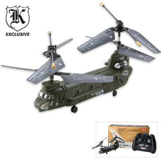 Remote Control Micro Chinook Cargo 3 Channel RC Helicopter: Toys & Games